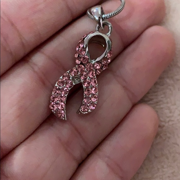 Pink Ribbon Necklace - Picture 4 of 4